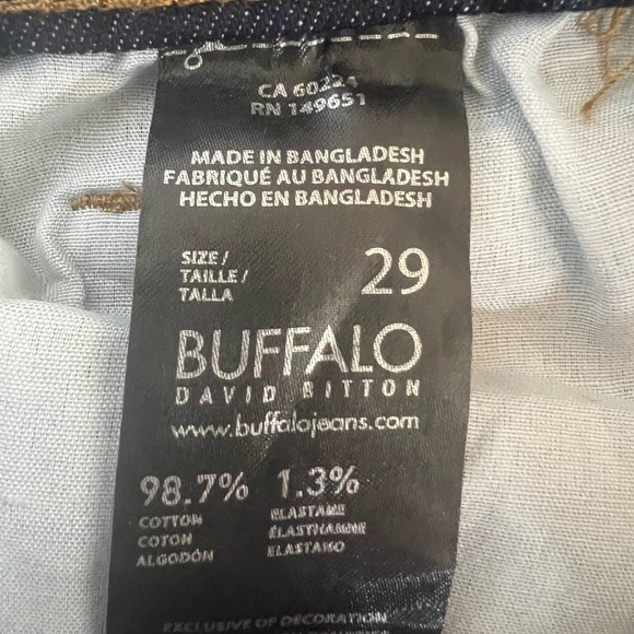 BUFFALO DAVID BITTON DARK‎ WASH HIGH RISE SKINNY ANKLE JEANS WOMEN'S SIZE 29 - Picture 14 of 15